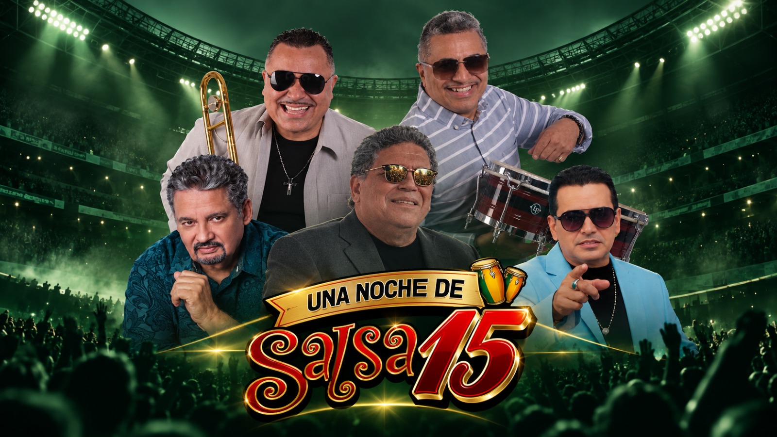 UNA NOCHE DE SALSA 15 SUMA 4 ESTRELLAS SALSERAS MÁS Y PREPARA HOMENAJE A HÉCTOR LAVOE